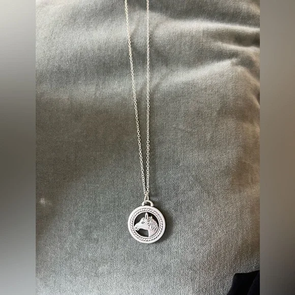 Horse Lovers 925 silver pendant charm chain necklace equestrian - Picture 3 of 7